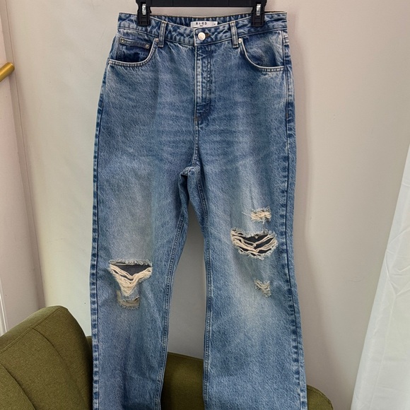 Classic Blue Straight Leg Jeans - Picture 1 of 4